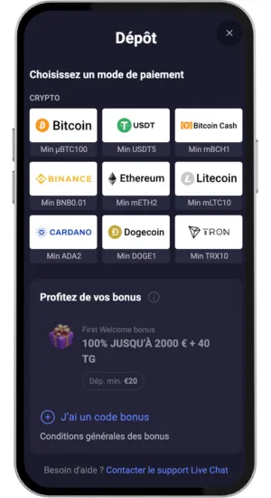 Effectuez votre